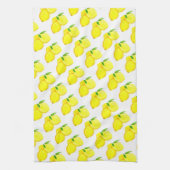 waterverf Kitchen Citrustropische citroenen Theedoek (Verticaal)