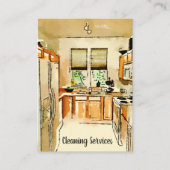 Waterverf Kitchen Visitekaartje (Voorkant)