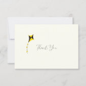 Waterverf Kite Sorority Note Kaart (Voorkant)