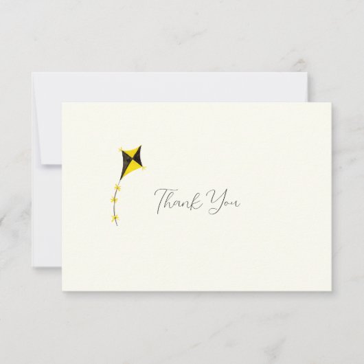 Waterverf Kite Sorority Note Kaart (Voorkant)