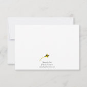 Waterverf Kite Sorority Note Kaart (Achterkant)