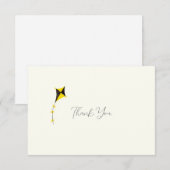 Waterverf Kite Sorority Note Kaart (Voorkant / Achterkant)