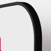 Waterverf Kitten Flowers gepersonaliseerd Pickleball Paddle (Links Detail)