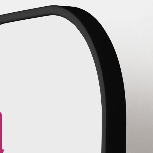 Waterverf Kitten Flowers gepersonaliseerd Pickleball Paddle (Links Detail)