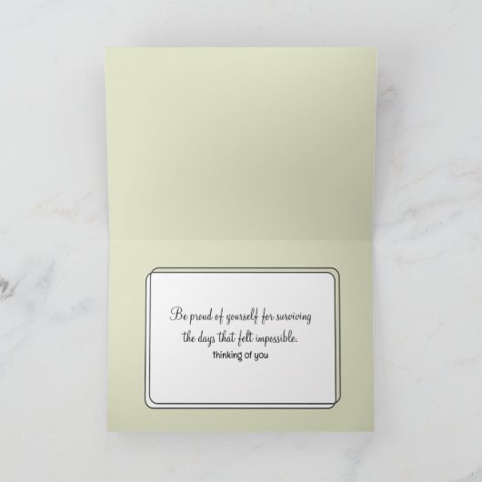 Waterverf Kitten met Daisy Kaart (Binnen)