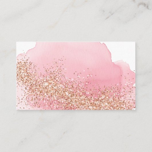 Waterverf Kitty Cat Winterjas Luier Raffle Informatiekaartje (Achterkant)