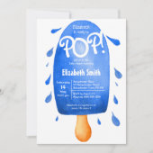 Waterverf klaar voor de pop van het baby shower va kaart (Voorkant)