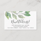 Waterverf klant klantenkaartje (Voorkant)