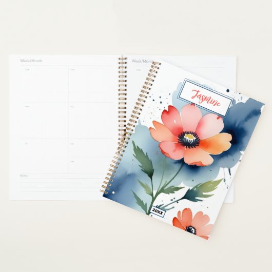 Waterverf klaproos dans planner (Display)