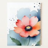 Waterverf klaproos dans planner (Achterkant)