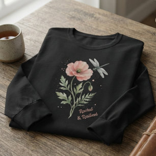Waterverf Klaproos Roze T-shirt
