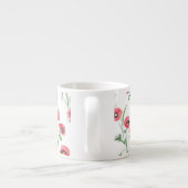 Waterverf Klaprozenveld Keuken Espresso Kop (Achterkant)
