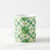 Waterverf Klaver Mok – Groene Shamrock St. Patrick (Center)