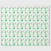 Waterverf klaverbladeren. cadeaupapier (Vlak)