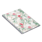 Waterverf klaverbloemen. notitieboek (Rechterzijde)