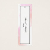 Waterverf Kleding Hang label | Wit Zwart Mini Visitekaartjes (Voorkant)