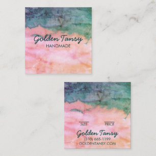 Waterverf Kleding Sieraden Prijs Maat Hang Label