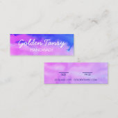 Waterverf Kleding Sieraden Prijs Maat Hang Label (Voorkant / Achterkant)