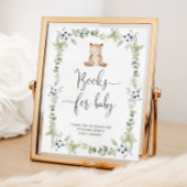 Waterverf klein beer, eucalyptusboeken voor baby poster