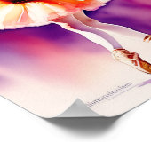 waterverf kleine ballerina poster print (Hoek)