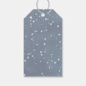 Waterverf kleine kitten Baby shower Dank u Cadeaulabel (Achterkant)