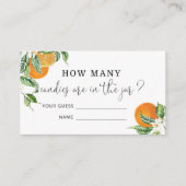 Waterverf kleine kuddes raden hoeveel snoepjes informatiekaartje (Voorkant)