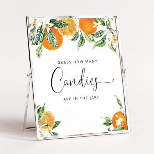 Waterverf kleine kuddes raden hoeveel snoepjes poster