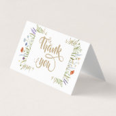 Waterverf Kleine Lijst met wilde bloem Visitekaartje (Voorkant)