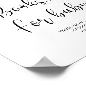 Waterverf kleine perziken, boeken voor baby poster (Hoek)