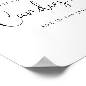 Waterverf kleine perziken raden hoeveel snoepjes poster (Hoek)