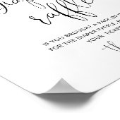 Waterverf kleine perzikerrolletje poster (Hoek)