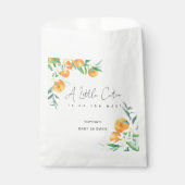 Waterverf Kleine stropdas is onderweg naar baby sh Bedankzakje (Voorkant)