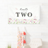 Waterverf kleine vogelbanner spandoek (Insitu)