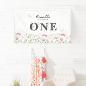 Waterverf kleine vogelbanner spandoek (Insitu)