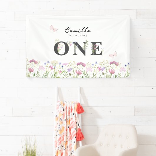 Waterverf kleine vogelbanner spandoek (Insitu)