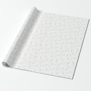 Waterverf Kleine Wildbloem Cadeaupapier