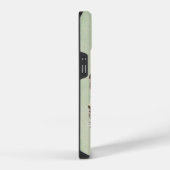 Waterverf - Kleine zwarte Beer Dierenkunst iPhone Hoesje (Rechterkant)