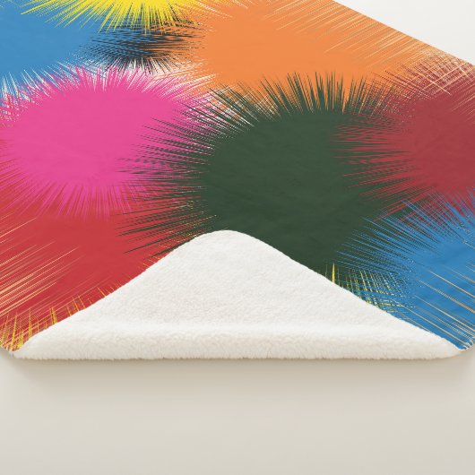 Waterverf Kleuren Sherpa Deken (3/4)