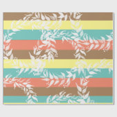 Waterverf kleurenblok met wielpatroon cadeaupapier (Vlak)