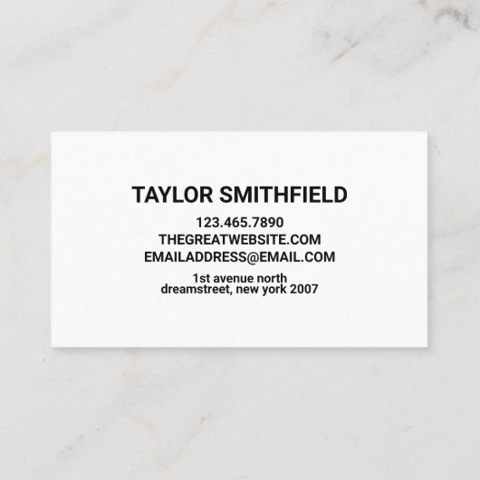 Waterverf Kleurenplash Visitekaartje (Achterkant)