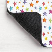 Waterverf: kleurensterren muismat (Hoek)