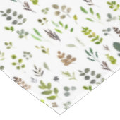 Waterverf kleurrijk Eucalyptus Leaves Patroon Tafelkleed (Gekanteld)