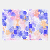 waterverf kleurrijk inpakpapier vel (Voorkant 3)