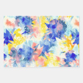 waterverf kleurrijk inpakpapier vel (Voorkant)