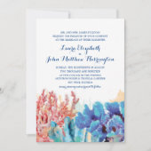 Waterverf kleurrijk koraalrif | Weddenschap Kaart (Voorkant)