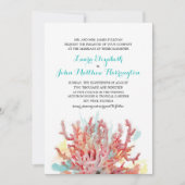 Waterverf kleurrijk koraalrif | Weddenschap Kaart (Voorkant)