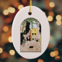 Waterverf kleurrijk Rome, Italië