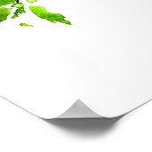 Waterverf kleurrijke boom poster (Hoek)