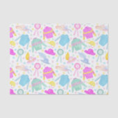 Waterverf Kleurrijke Derby Truien & Petten Tissuepapier (Voorkant)