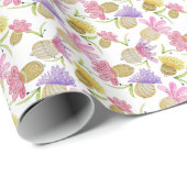 Waterverf kleurrijke drijvers met hand geverfd cadeaupapier (Rol Hoek)